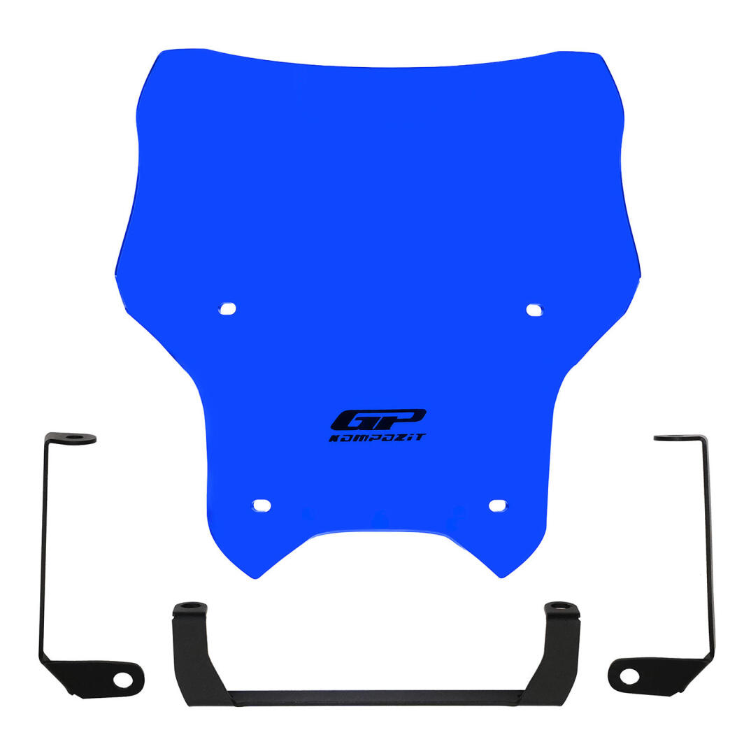 GP Kompozit CF Moto 250 NK 2023-2026 Uyumlu Ön Cam Mavi - 1