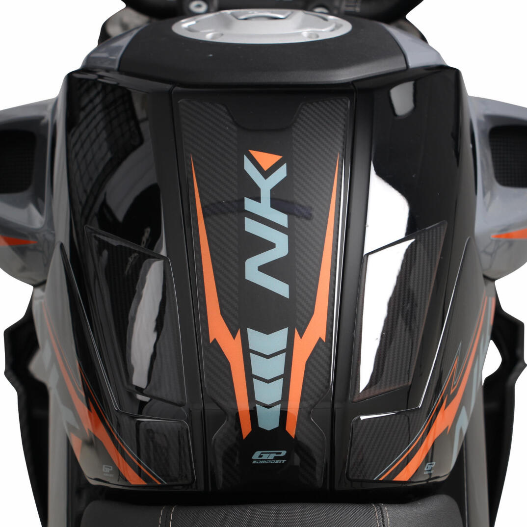 GP Kompozit CF Moto 250 NK 2023-2026 Uyumlu Tank Pad Seti Turuncu - 2