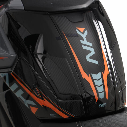 GP Kompozit CF Moto 250 NK 2023-2026 Uyumlu Tank Pad Seti Turuncu - 3