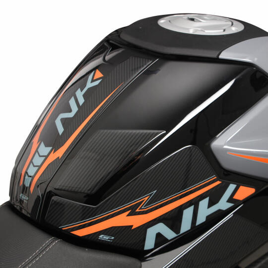 GP Kompozit CF Moto 250 NK 2023-2026 Uyumlu Tank Pad Seti Turuncu - 4