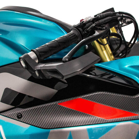 GP Kompozit CF Moto 250 SR 2020-2025 Uyumlu Manet Koruma Siyah - 4