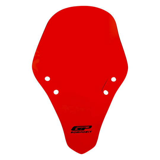 GP Kompozit CF Moto 250 SR 2020-2025 Uyumlu Ön Cam Kırmızı