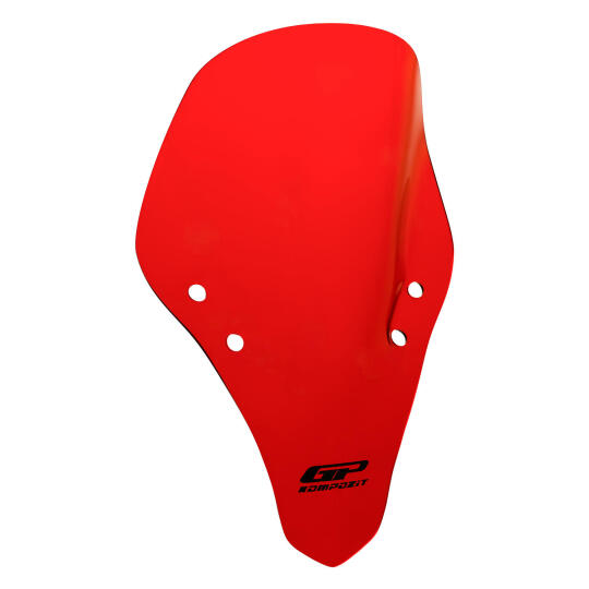 GP Kompozit CF Moto 250 SR 2020-2025 Uyumlu Ön Cam Kırmızı - 3