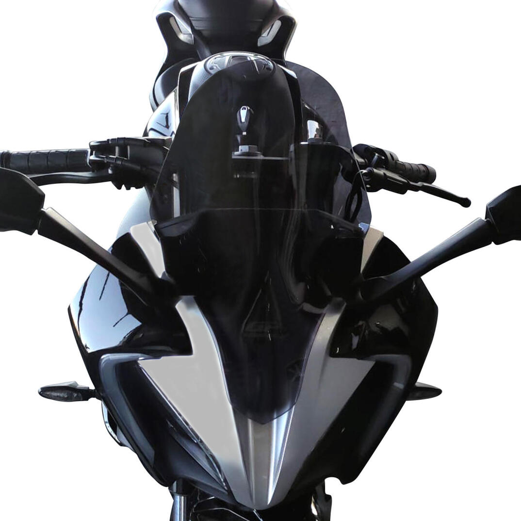 GP Kompozit CF Moto 250 SR 2020-2025 Uyumlu Ön Cam Siyah - 3
