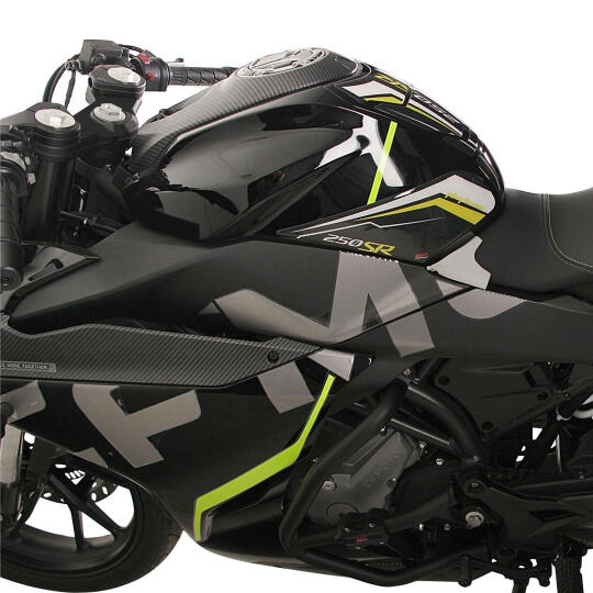 GP Kompozit CF Moto 250 SR 2020-2025 Uyumlu Tank Pad Seti Sarı - 3