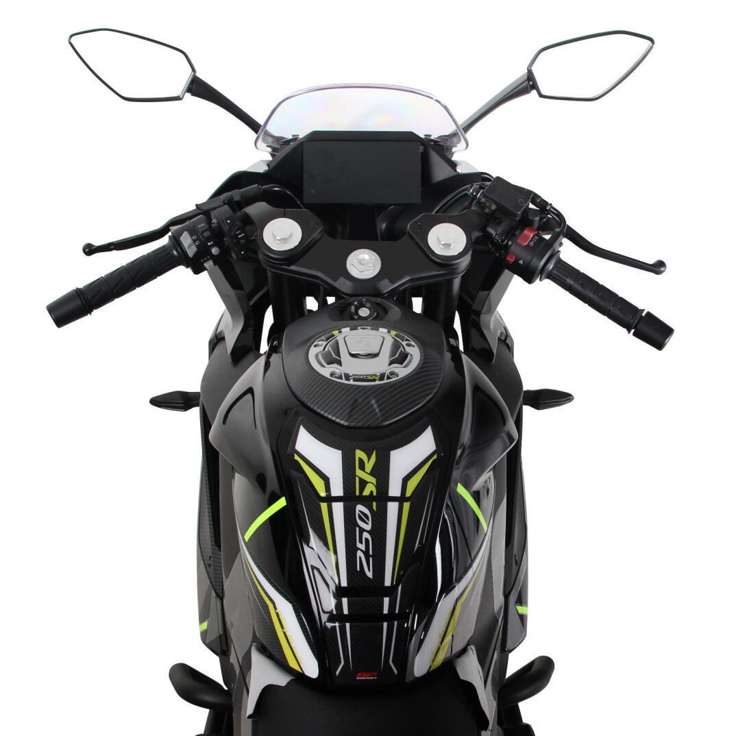 GP Kompozit CF Moto 250 SR 2020-2025 Uyumlu Tank Pad Seti Turkuaz - 2