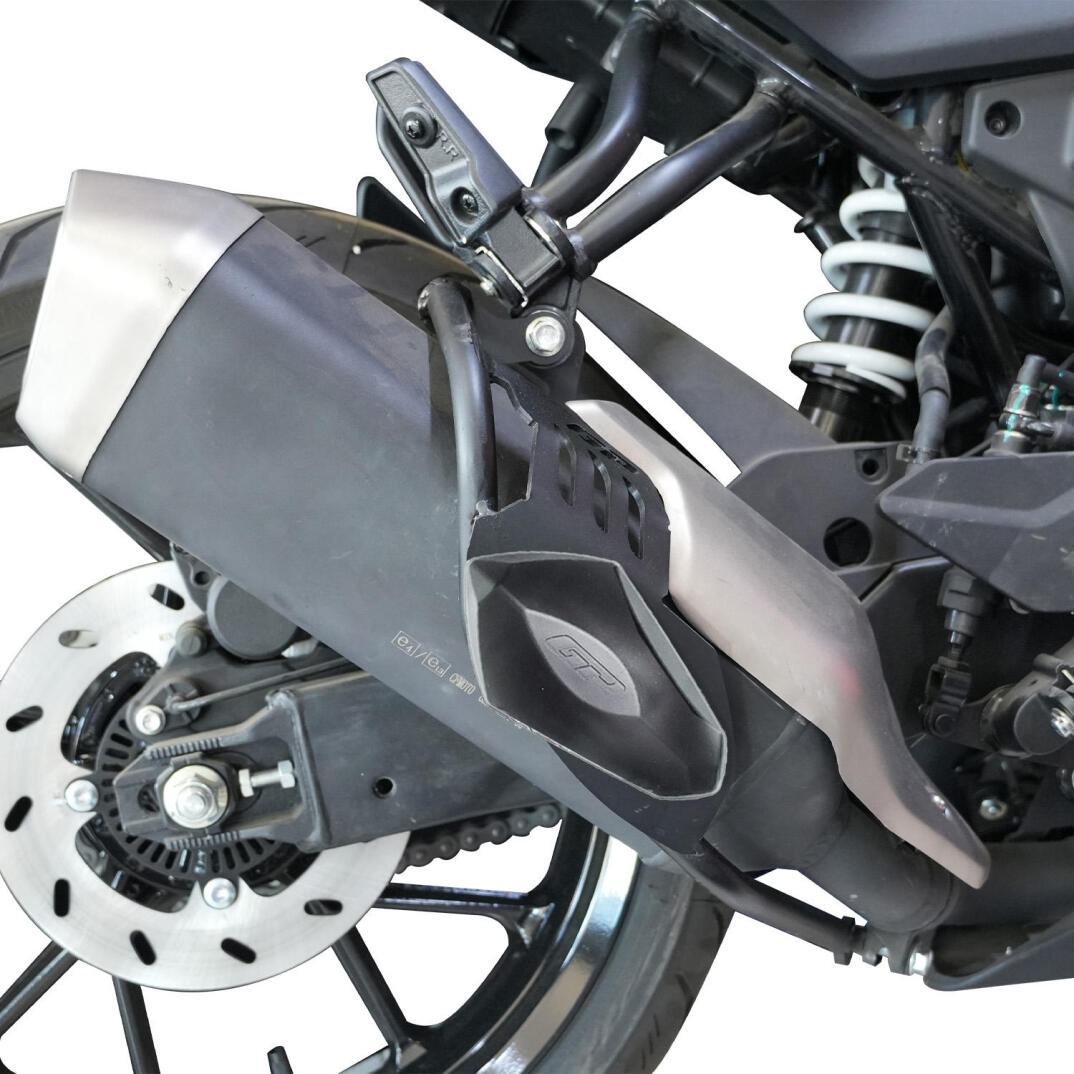 GP Kompozit CF Moto 250 SR 2026 Uyumlu Egzoz Koruma Demiri Siyah - 2