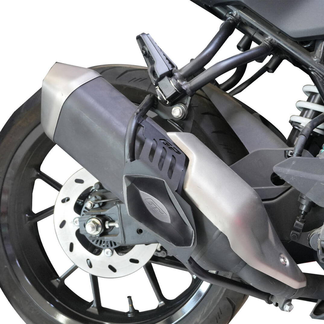 GP Kompozit CF Moto 250 SR 2026 Uyumlu Egzoz Koruma Demiri Siyah - 3