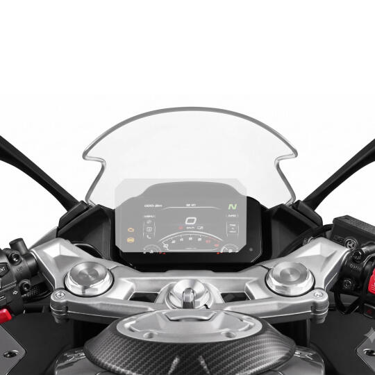 GP Kompozit CF Moto 250 SR 2026 Uyumlu Motosiklet Ekran Koruyucu Şeffaf (1)