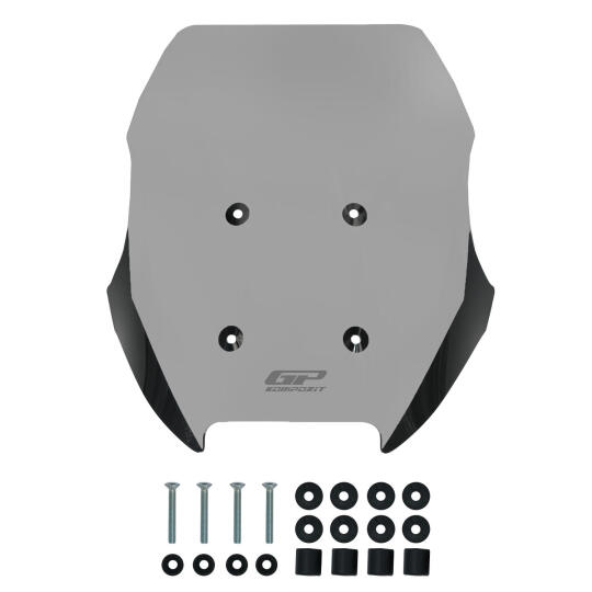 GP Kompozit CF Moto 450 MT 2023-2026 Uyumlu Ön Cam Füme - 7