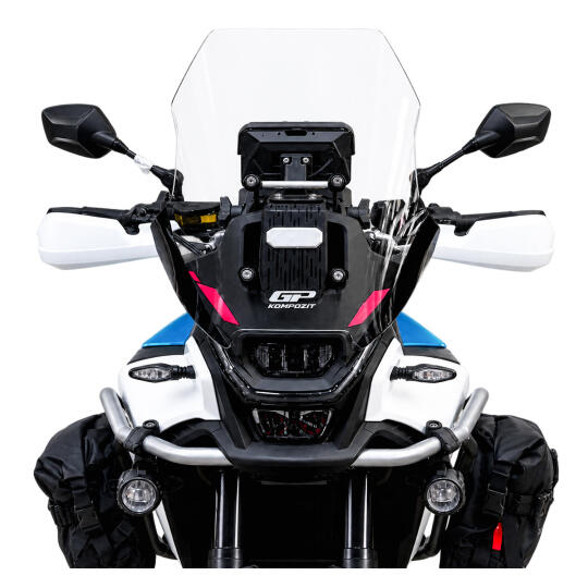 GP Kompozit CF Moto 450 MT 2023-2026 Uyumlu Ön Cam Şeffaf (1)
