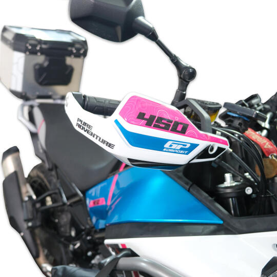 GP Kompozit CF Moto 450 MT 2024-2026 Uyumlu Tank Pad Seti Mavi - 5
