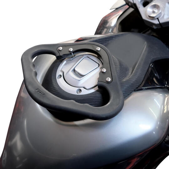 GP Kompozit CF Moto 450 SR 2023-2024 Uyumlu Depo Üstü Artçı Tutamak Siyah - 3