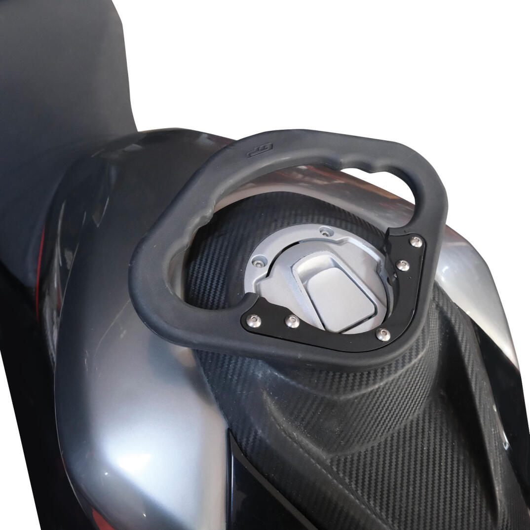 GP Kompozit CF Moto 450 SR 2023-2024 Uyumlu Depo Üstü Artçı Tutamak Siyah - 4