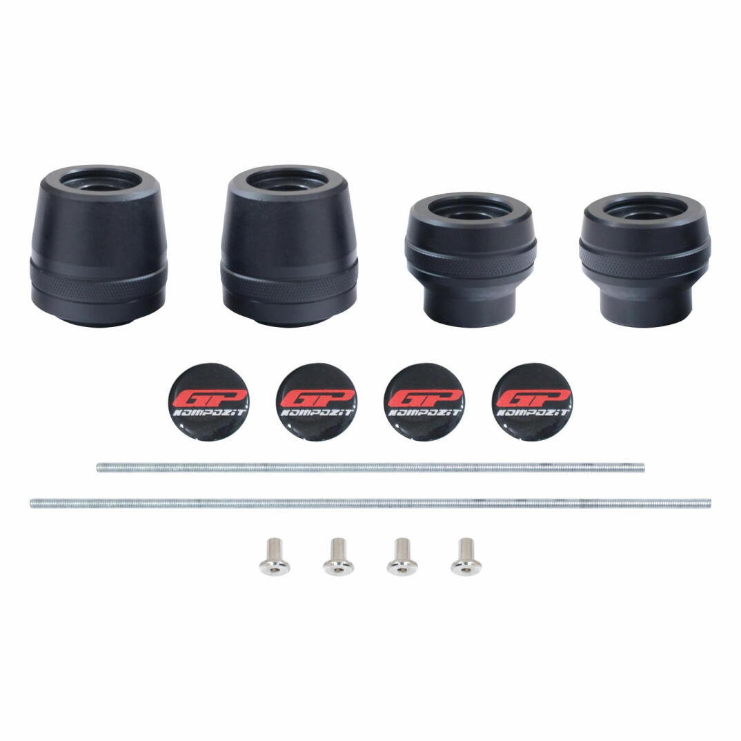 GP Kompozit CF Moto 450 SR 2023-2026 Uyumlu Aks Koruma Takozu Siyah - 4
