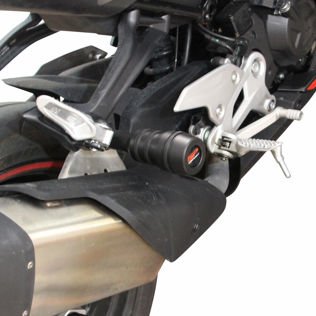 GP Kompozit CF Moto 450 SR 2023-2026 Uyumlu Egzoz Koruma Takozu Siyah - 2