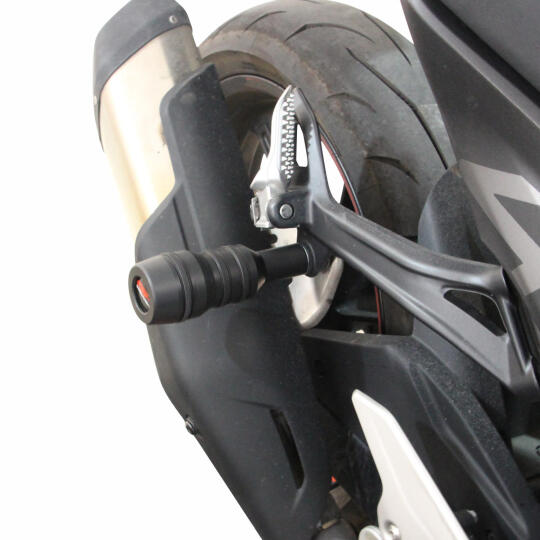 GP Kompozit CF Moto 450 SR 2023-2026 Uyumlu Egzoz Koruma Takozu Siyah - 3