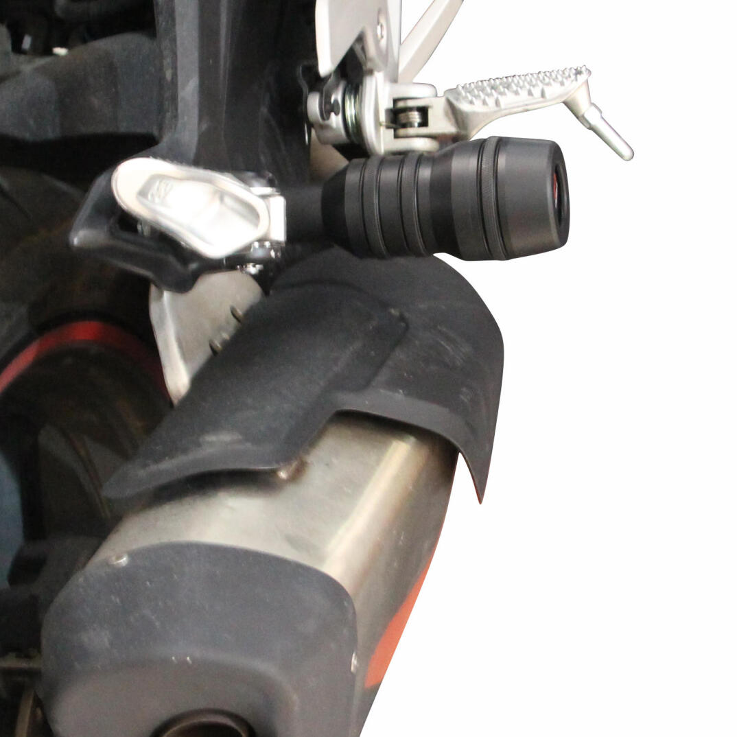 GP Kompozit CF Moto 450 SR 2023-2026 Uyumlu Egzoz Koruma Takozu Siyah - 5