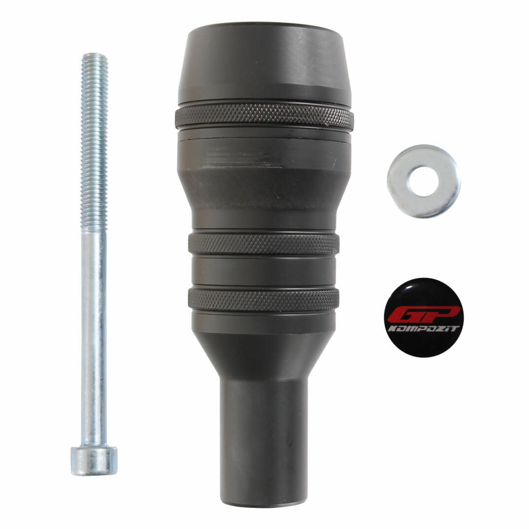 GP Kompozit CF Moto 450 SR 2023-2026 Uyumlu Egzoz Koruma Takozu Siyah - 7