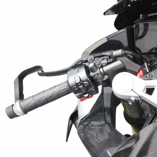 GP Kompozit CF Moto 450 SR 2023-2026 Uyumlu Manet Koruma Siyah (1)