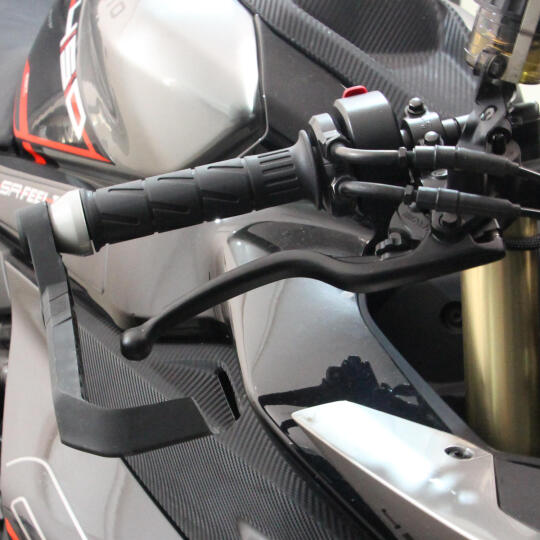 GP Kompozit CF Moto 450 SR 2023-2026 Uyumlu Manet Koruma Siyah - 4