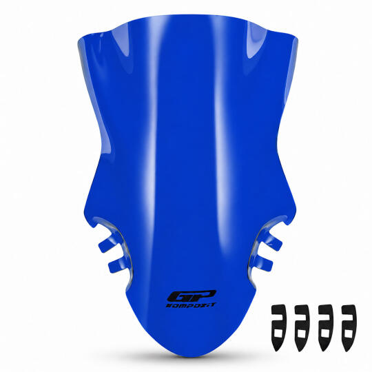 GP Kompozit CF Moto 450 SR 2023-2026 Uyumlu Ön Cam Mavi - 4