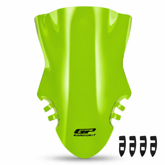 GP Kompozit CF Moto 450 SR 2023-2026 Uyumlu Ön Cam Yeşil - 4