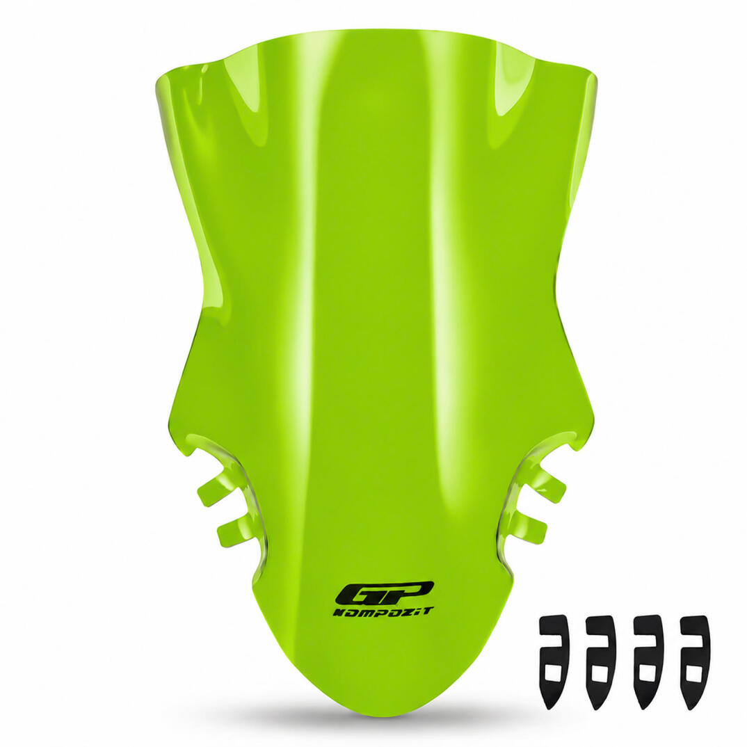 GP Kompozit CF Moto 450 SR 2023-2026 Uyumlu Ön Cam Yeşil - 4