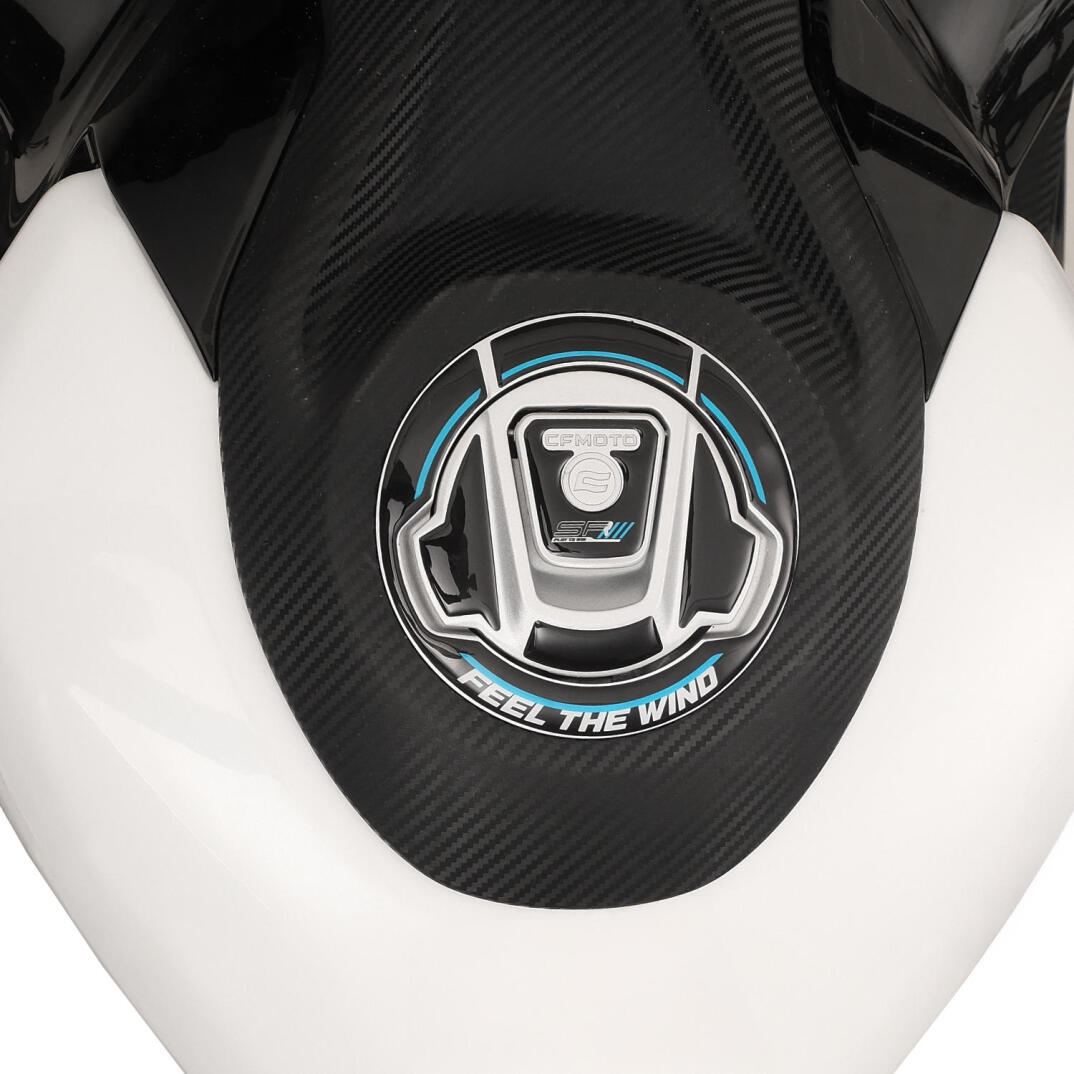 GP Kompozit CF Moto 450 SR 2023-2026 Uyumlu Tank Pad Seti Mavi - 4