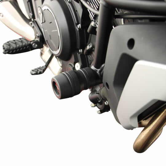 GP Kompozit CF Moto 700 CL-X 2022-2026 Uyumlu Motor Koruma Takozu Siyah - 3