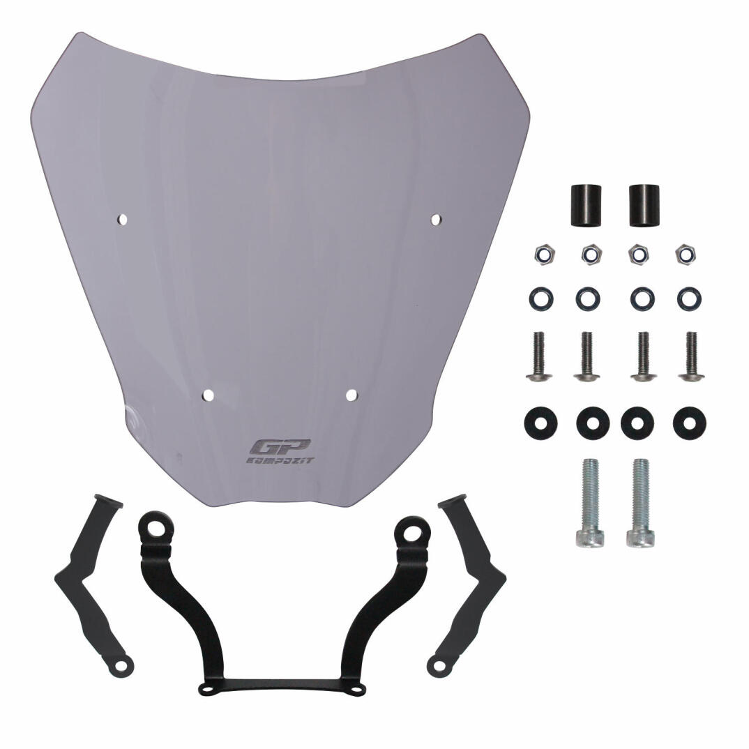 GP Kompozit CF Moto 700 CL-X 2022-2026 Uyumlu Ön Cam Füme - 7
