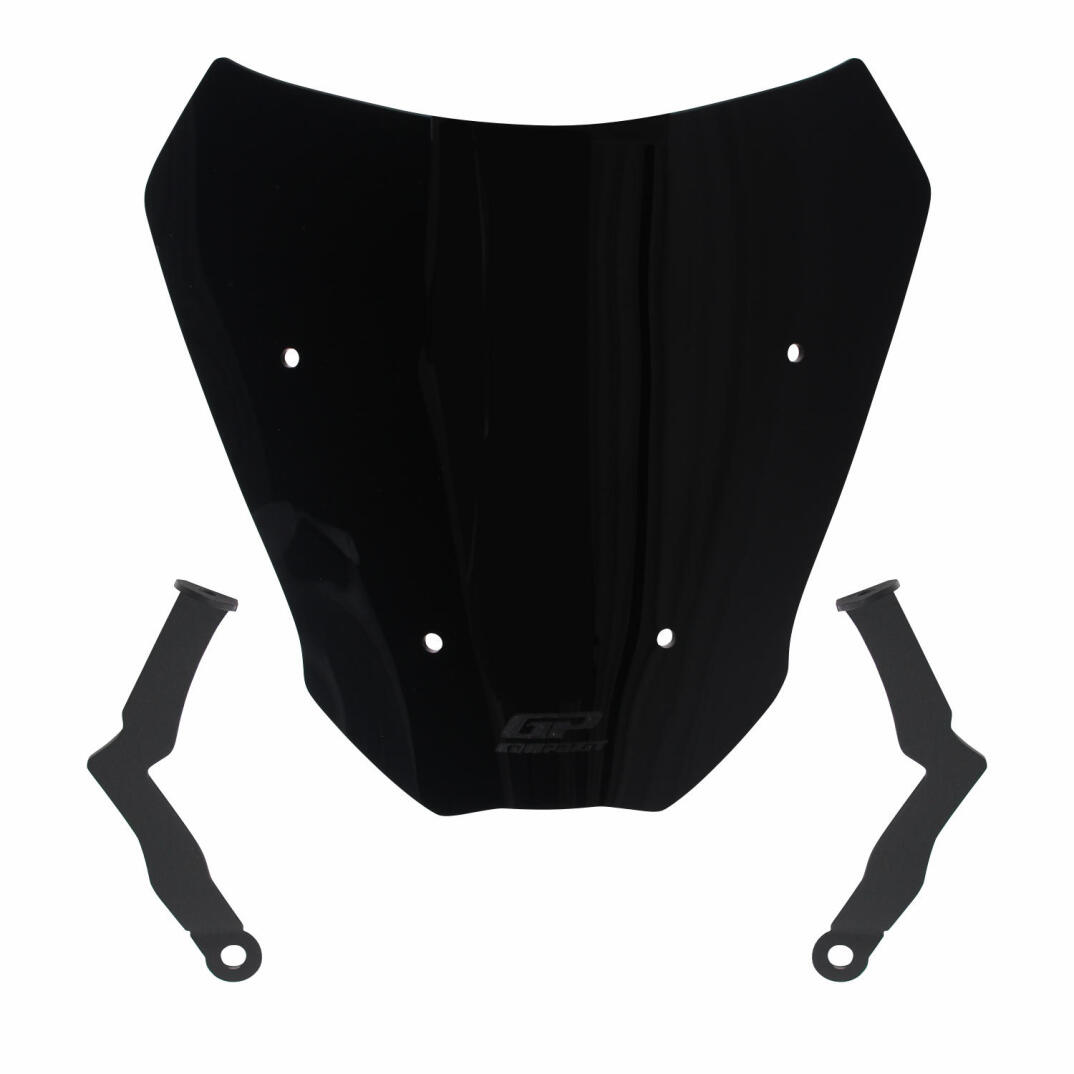 GP Kompozit CF Moto 700 CL-X 2022-2026 Uyumlu Ön Cam Siyah - 1