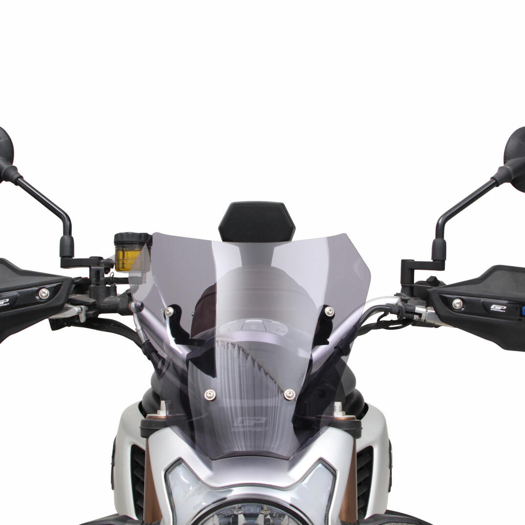 GP Kompozit CF Moto 700 CL-X 2022-2026 Uyumlu Ön Cam Siyah - 2