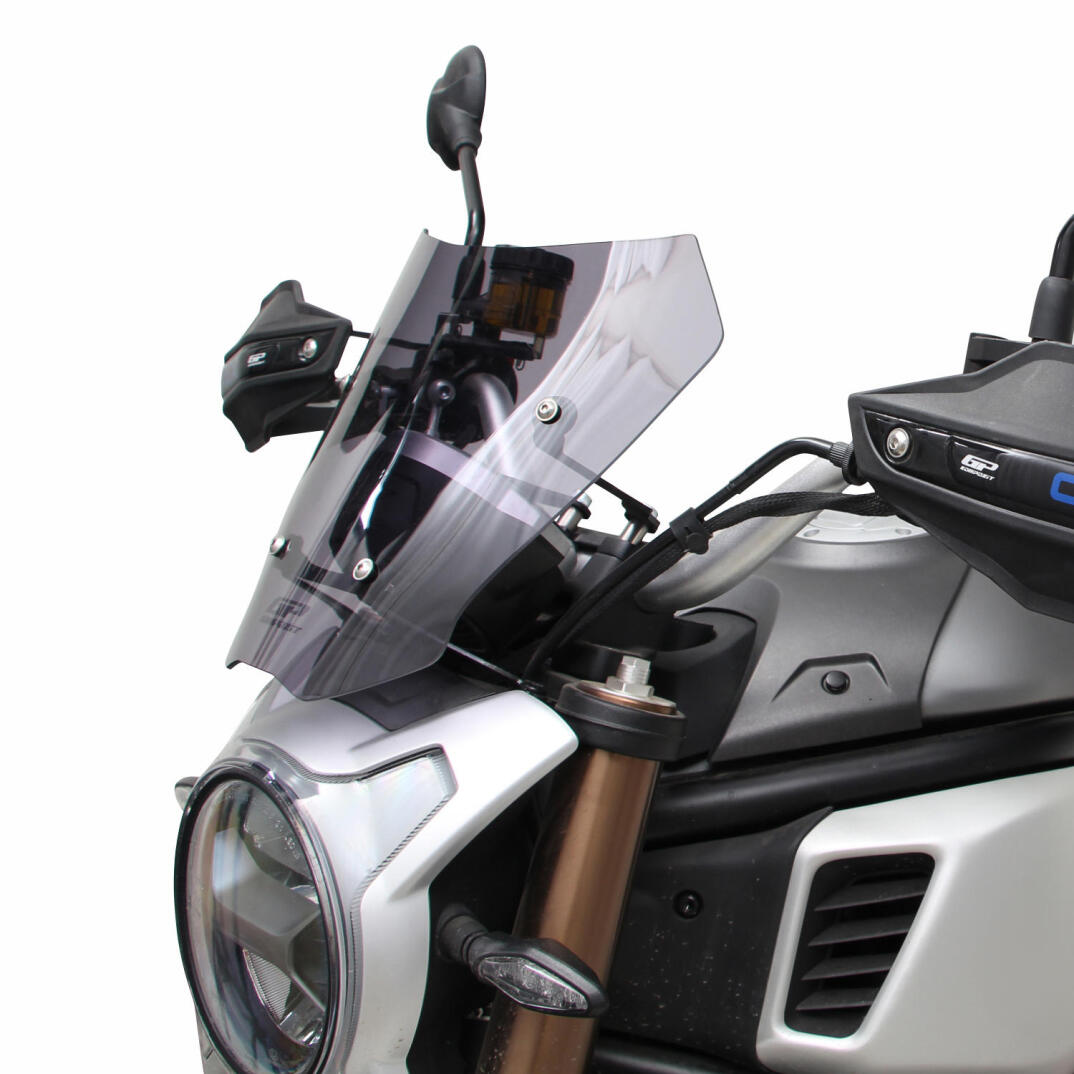 GP Kompozit CF Moto 700 CL-X 2022-2026 Uyumlu Ön Cam Siyah - 5