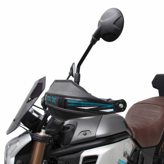 GP Kompozit CF Moto 700 CL-X 2022-2026 Uyumlu Plastik Elcik Koruma Siyah - 3