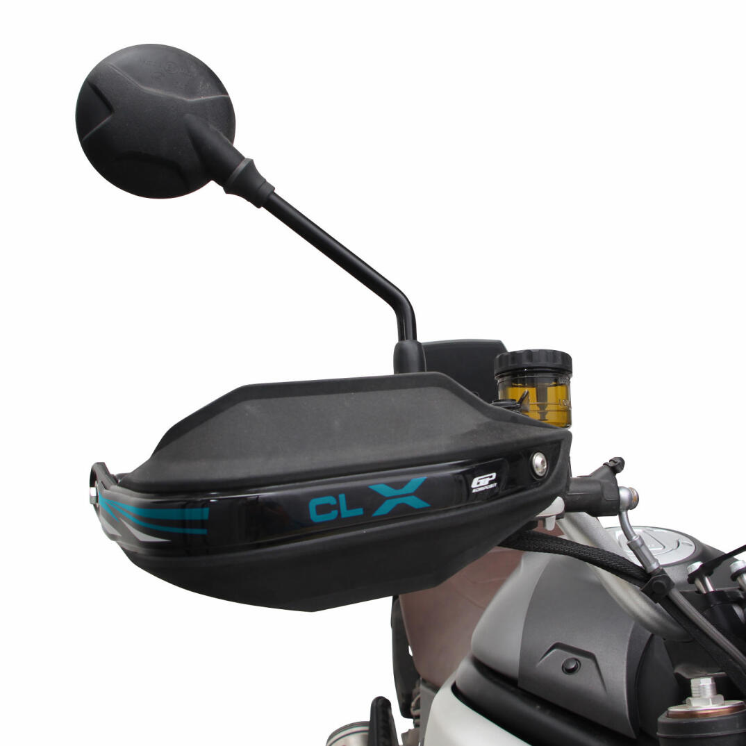 GP Kompozit CF Moto 700 CL-X 2022-2026 Uyumlu Plastik Elcik Koruma Siyah - 4