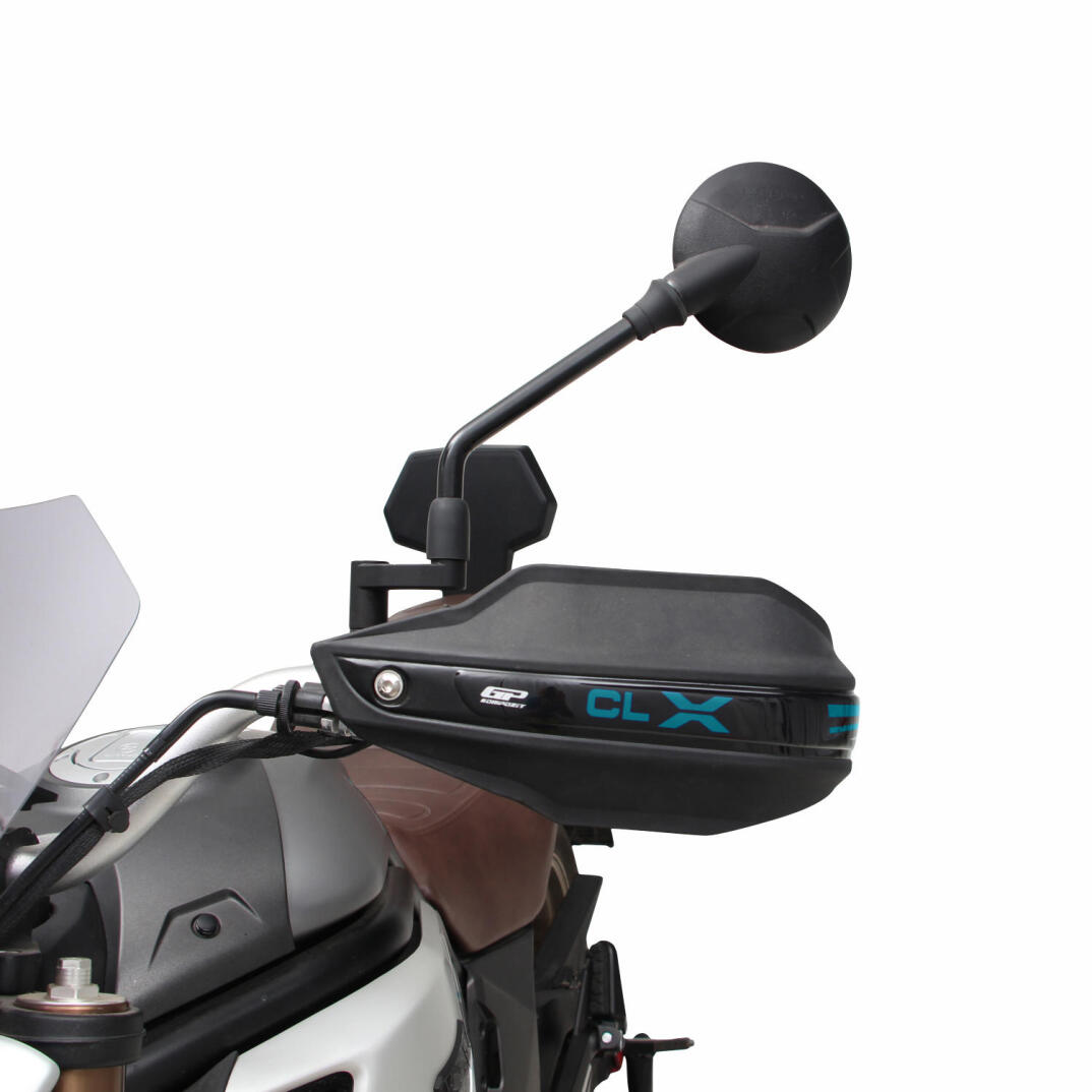GP Kompozit CF Moto 700 CL-X 2022-2026 Uyumlu Plastik Elcik Koruma Siyah - 5