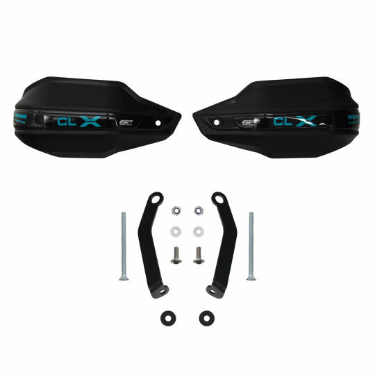GP Kompozit CF Moto 700 CL-X 2022-2026 Uyumlu Plastik Elcik Koruma Siyah - 7