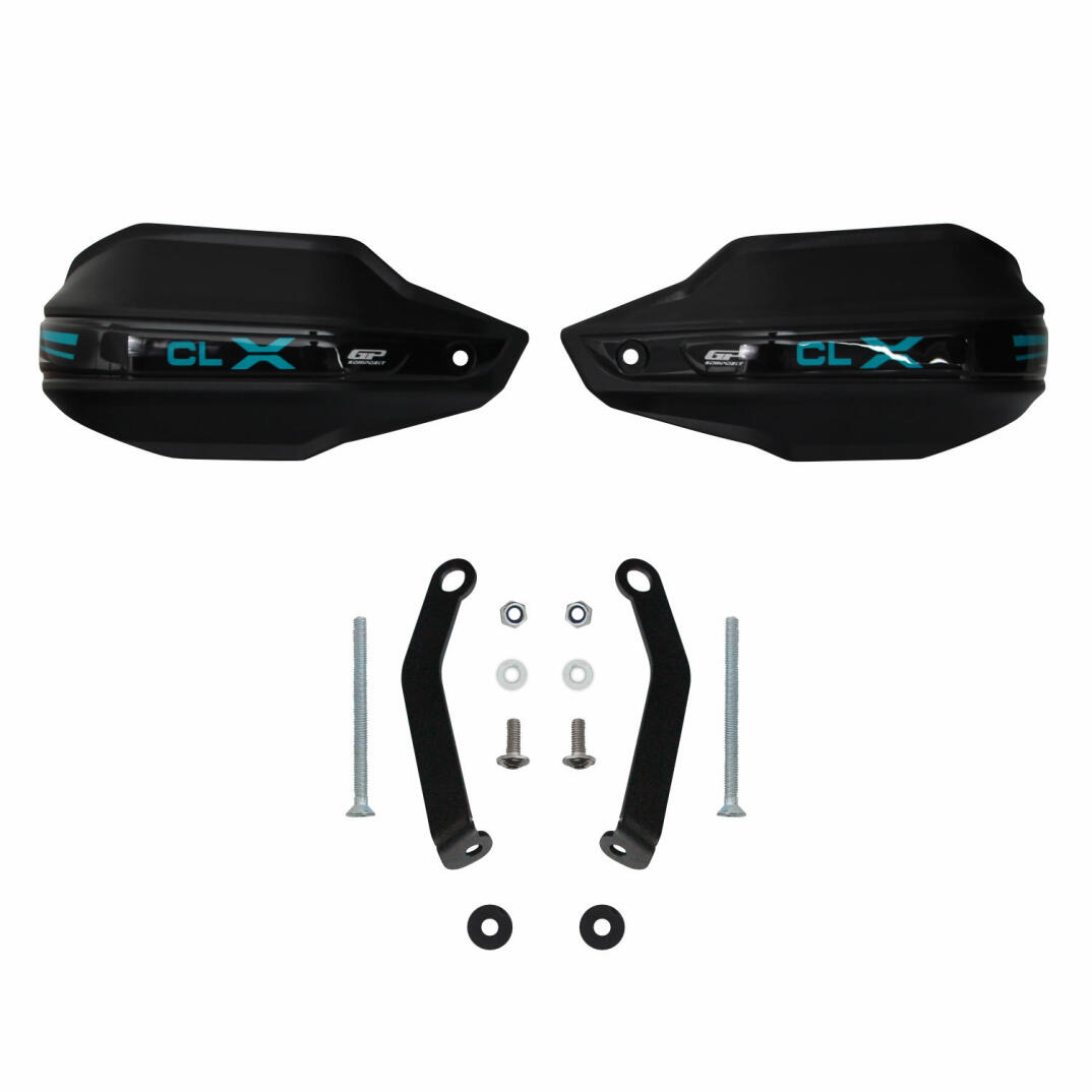 GP Kompozit CF Moto 700 CL-X 2022-2026 Uyumlu Plastik Elcik Koruma Siyah - 7