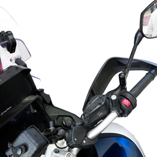 GP Kompozit CF Moto 800 MT 2022-2024 Uyumlu Ayna Genişletme Siyah - 3