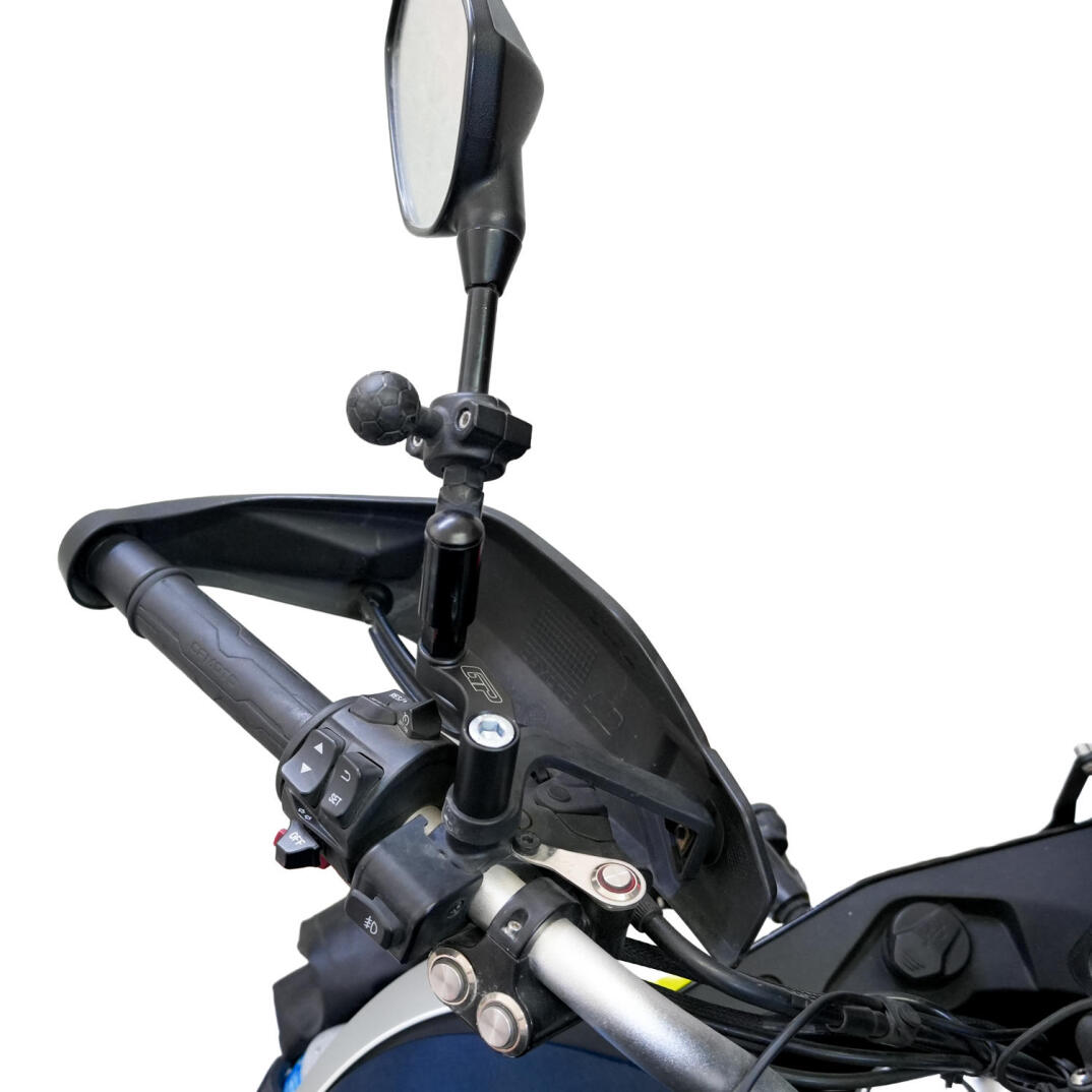 GP Kompozit CF Moto 800 MT 2022-2024 Uyumlu Ayna Genişletme Siyah - 4