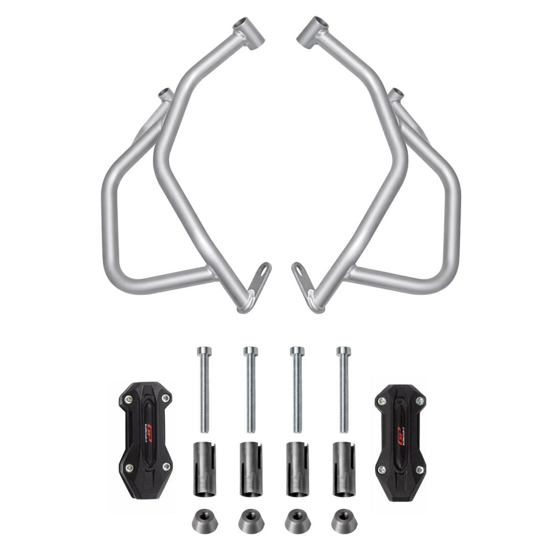 GP Kompozit CF Moto 800 MT 2022-2024 Uyumlu Motor Koruma Demiri Gri - 6