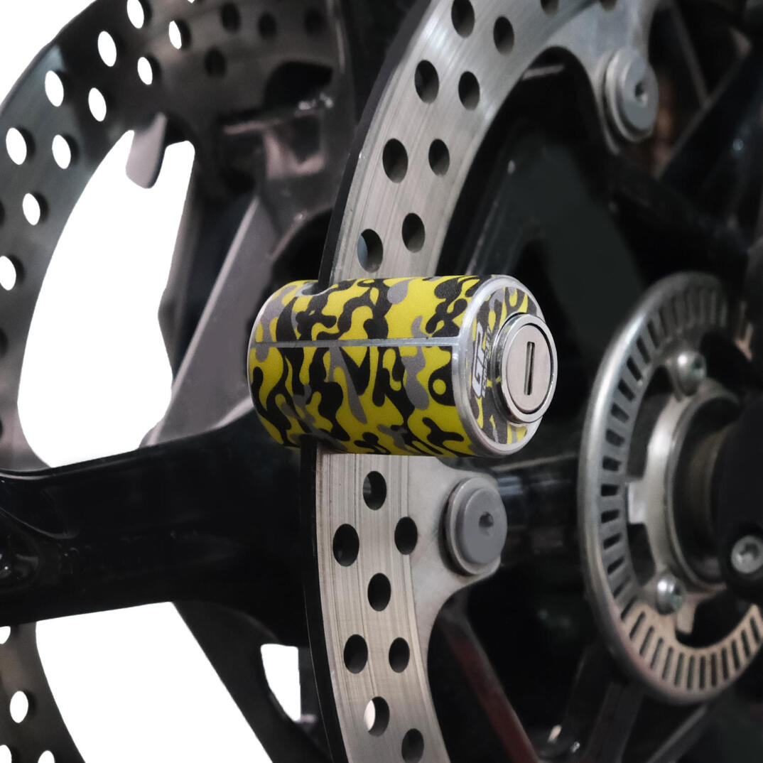 GP Kompozit DSK001 Universal Motosiklet Disk Kilidi Kamuflaj - 3