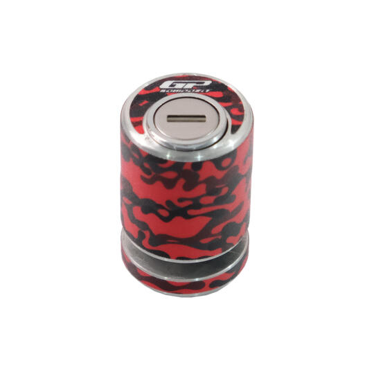 GP Kompozit DSK001 Universal Motosiklet Disk Kilidi Kırmızı-Siyah