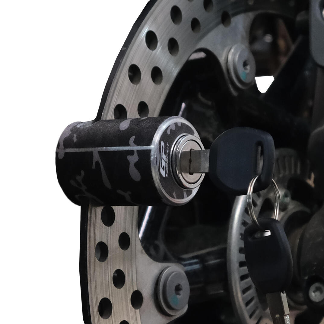 GP Kompozit DSK001 Universal Motosiklet Disk Kilidi Siyah-Gri - 2