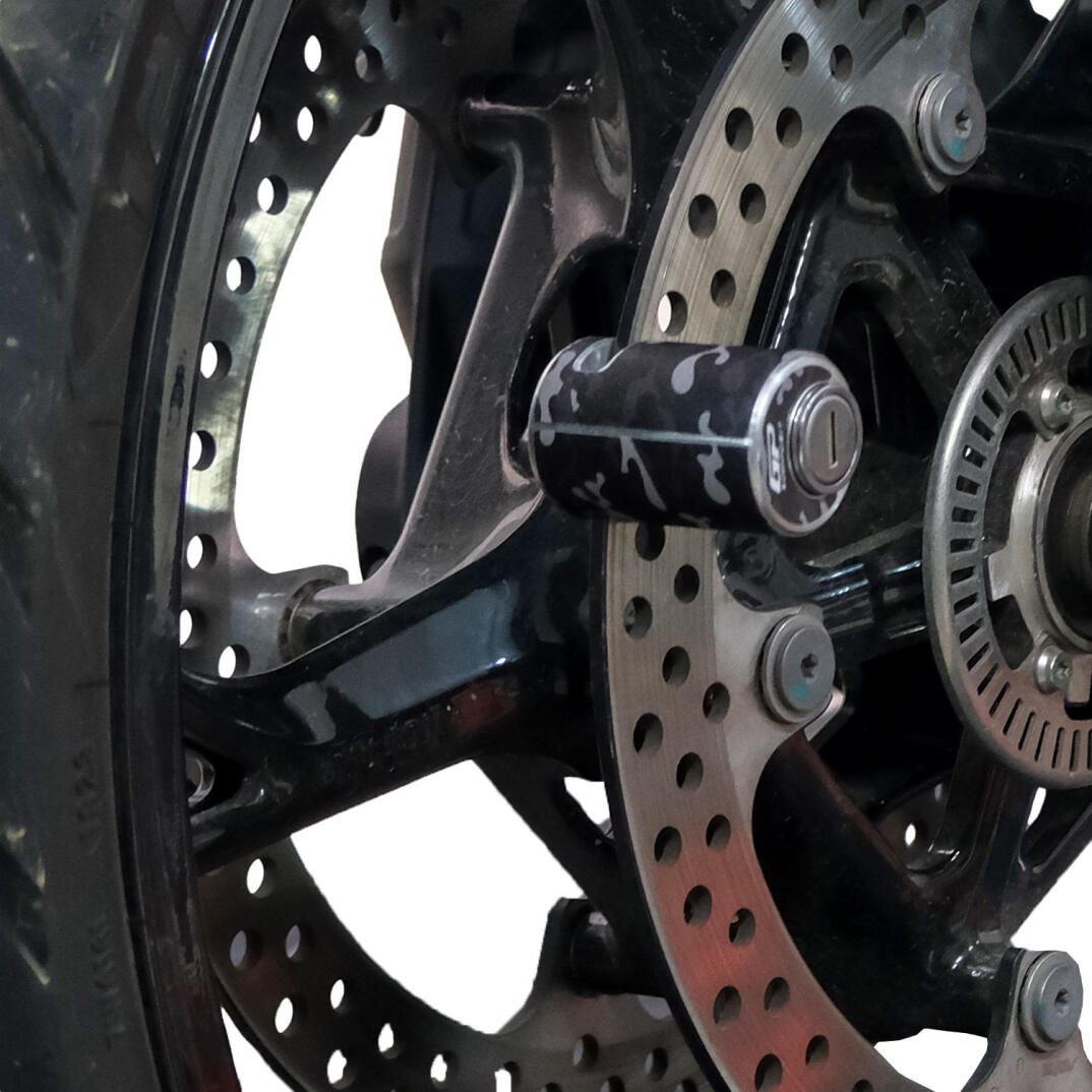 GP Kompozit DSK001 Universal Motosiklet Disk Kilidi Siyah-Gri - 3