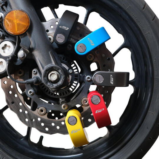 GP Kompozit DSK003 Universal Alarmlı Motosiklet Disk Kilidi Mavi - 3