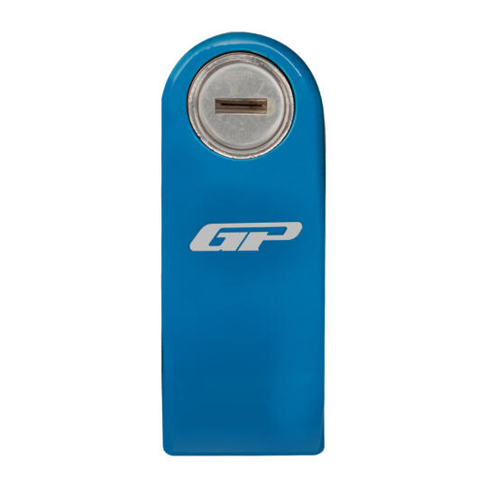 GP Kompozit DSK003 Universal Alarmlı Motosiklet Disk Kilidi Mavi - 5