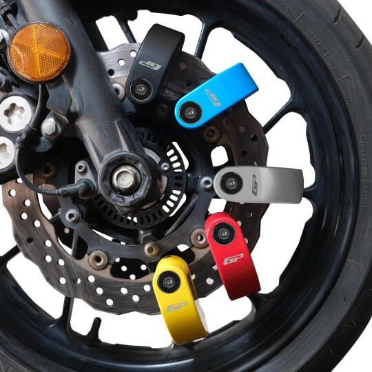 GP Kompozit DSK004 Universal Alarmlı Motosiklet Disk Kilidi Sarı - 3