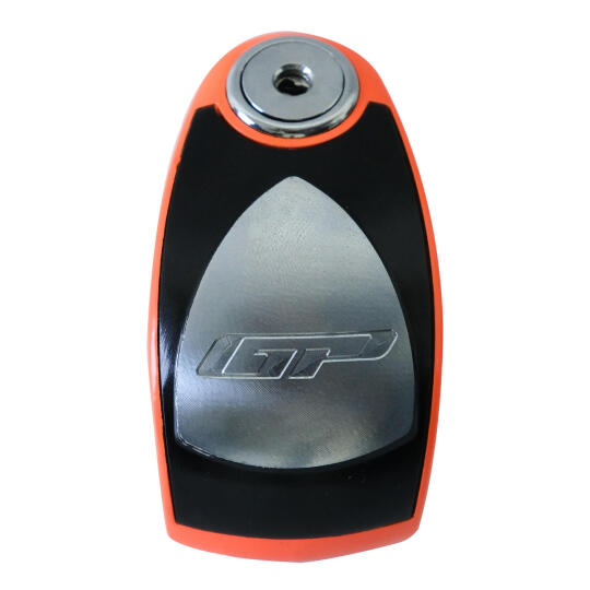 GP Kompozit DSK005 Universal Alarmlı Motosiklet Disk Kilidi Turuncu - 5